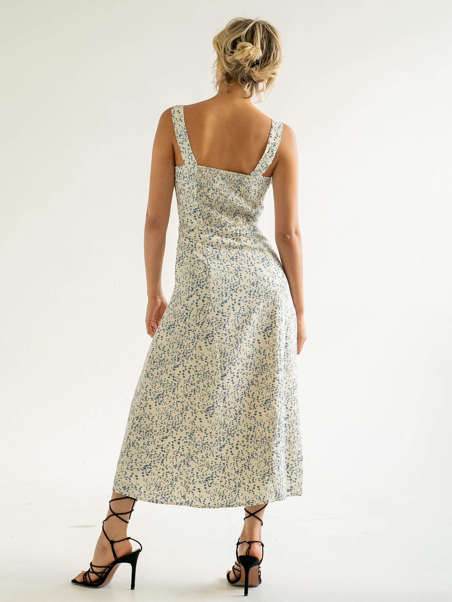 Tinna - Ivory Floral Dress